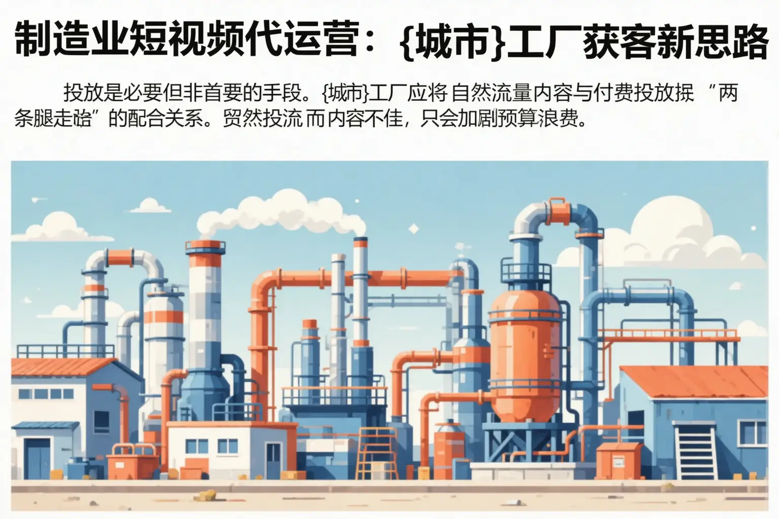 制造业短视频代运营:申扎工厂获客新思路